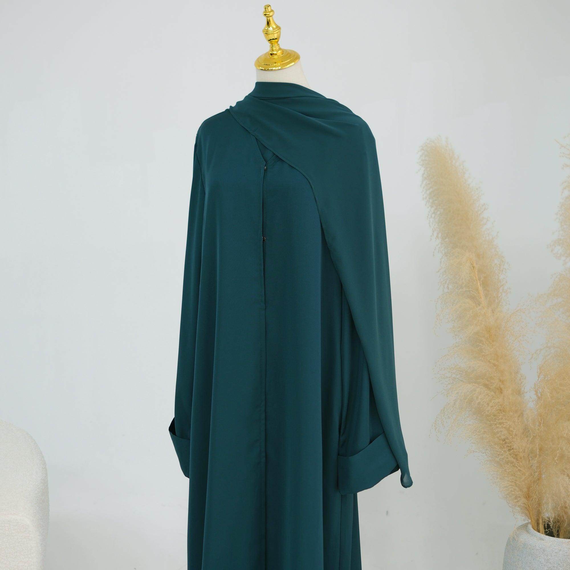 Long sleeved solid color plus size cardigan 1281+sleeveless inner layer 1266