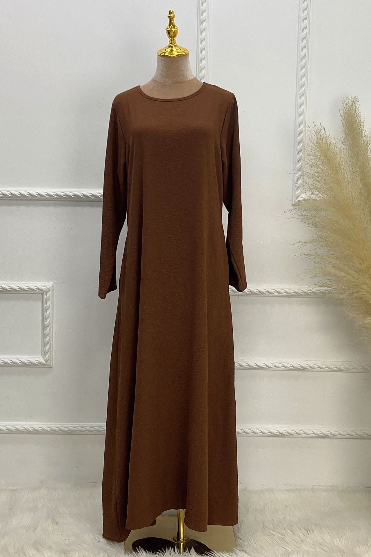 Amaya Inner Maxi dress 593 - Coffee - Meliza