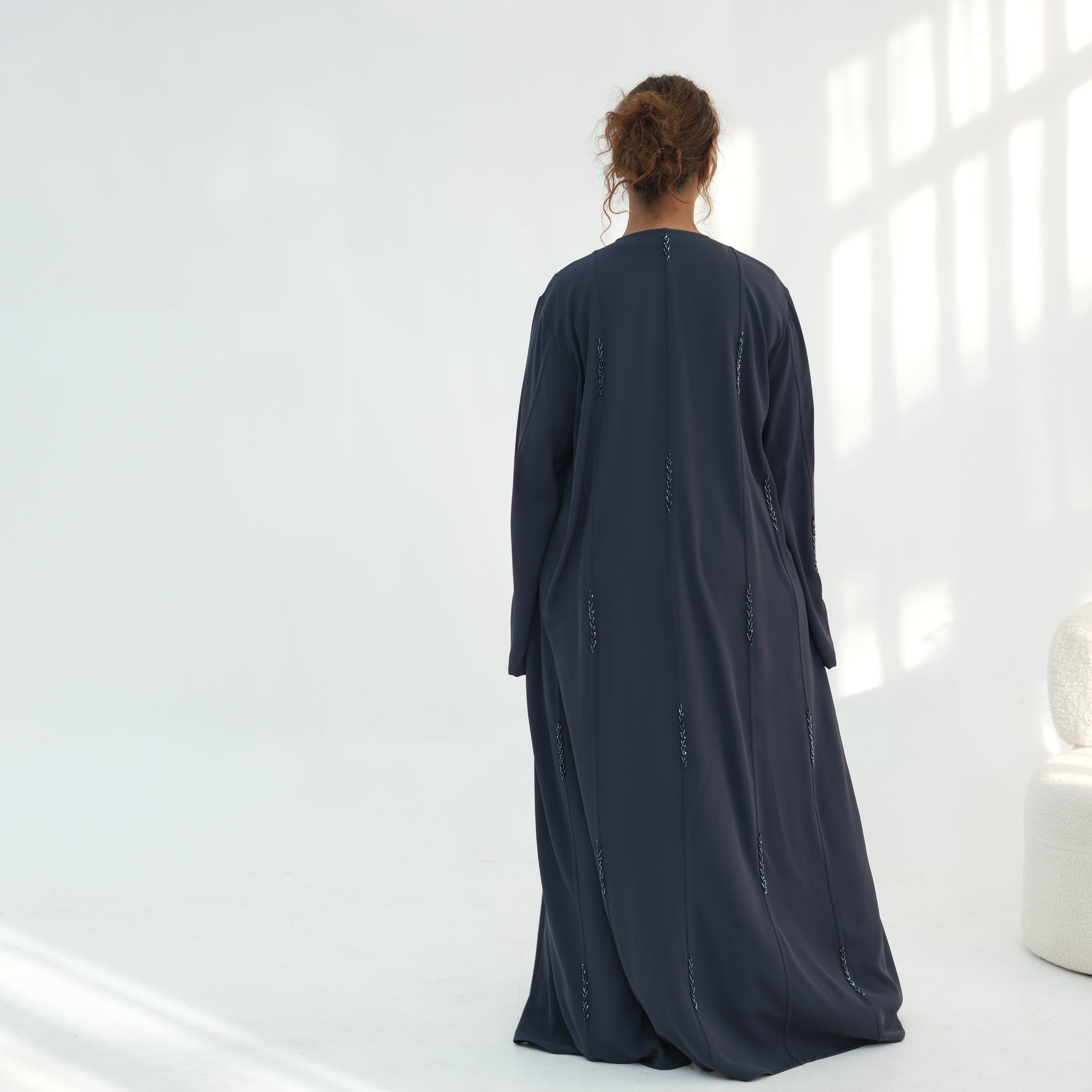 Loriya Large Size Long-Sleeve Handmade Beaded Cardigan LR1106 - Meliza
