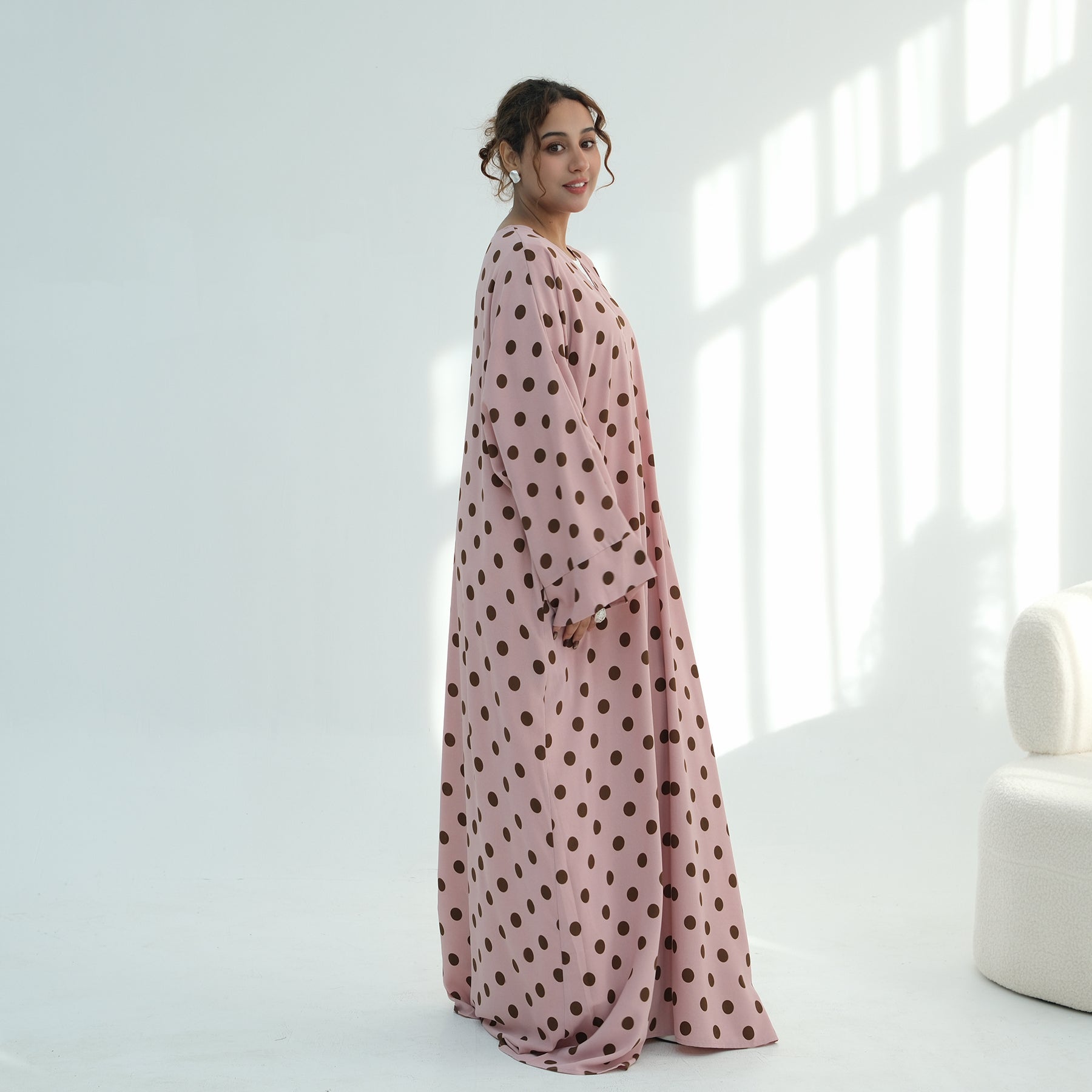 Loriya gorgeous wave cardigan + scarf two-piece set LR1119