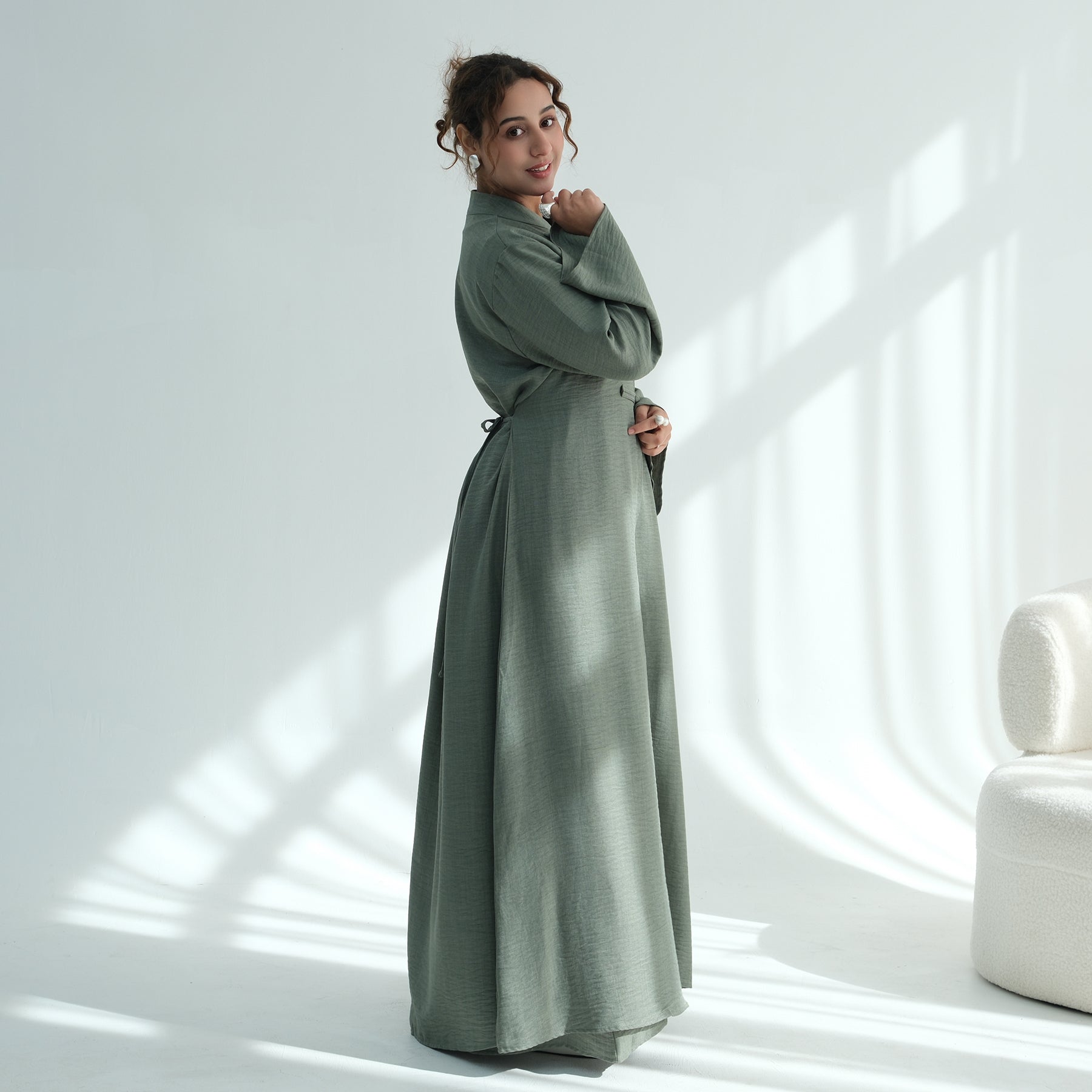 Loriya elegant inner wear + cardigan two-piece set LR1124
