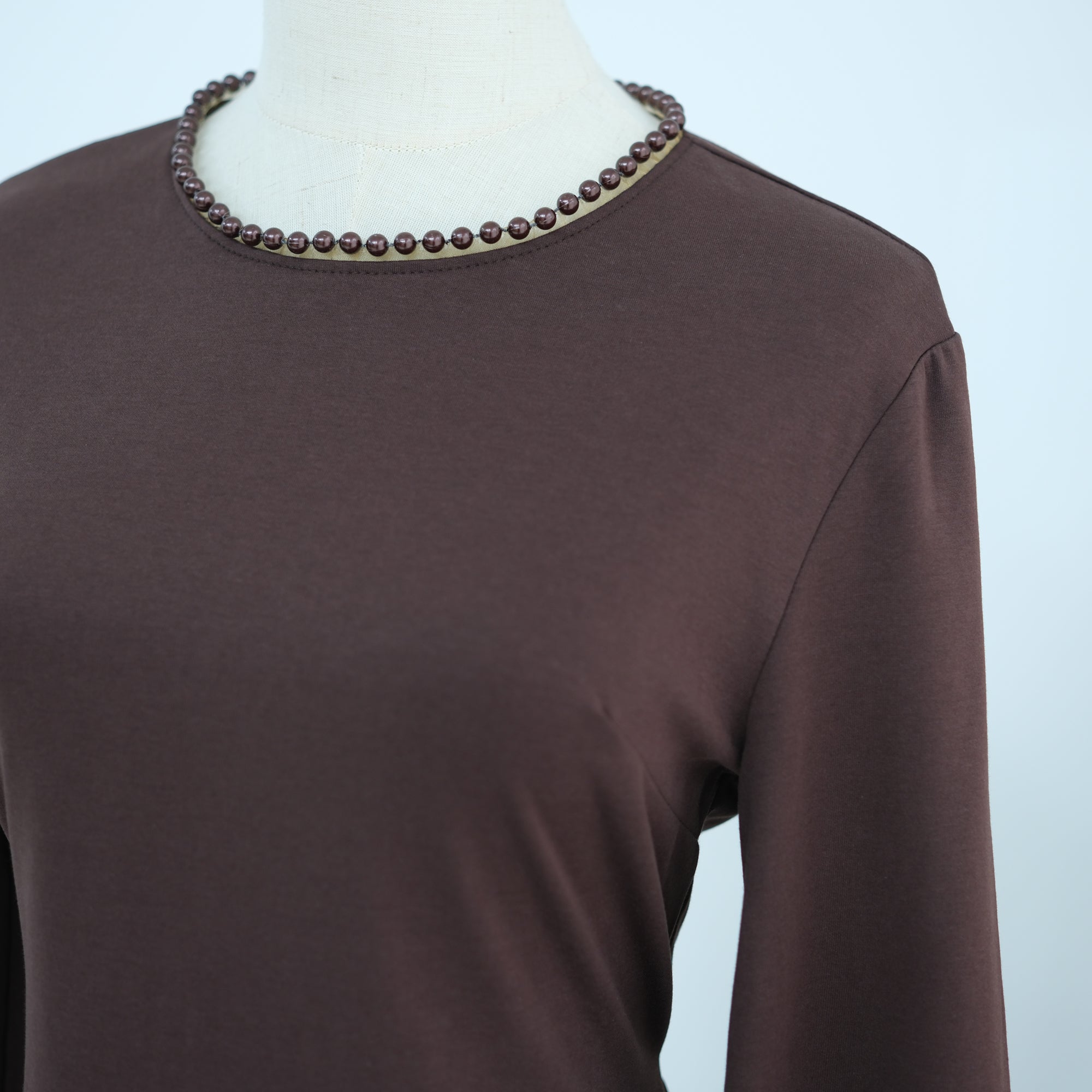 Loriya beaded shawl + long-sleeved dress LR1167
