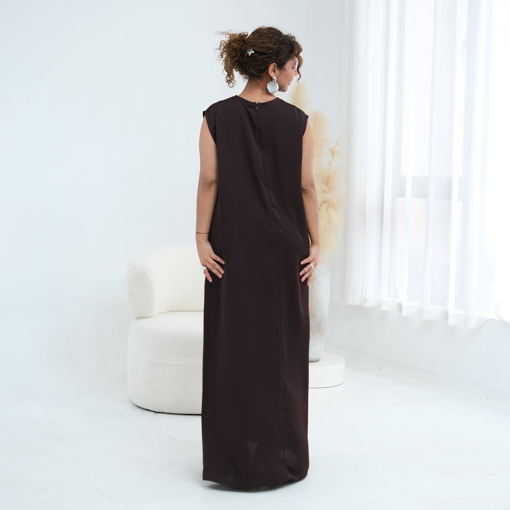 Long-sleeved cardigan + matching dress two-piece set LR1183