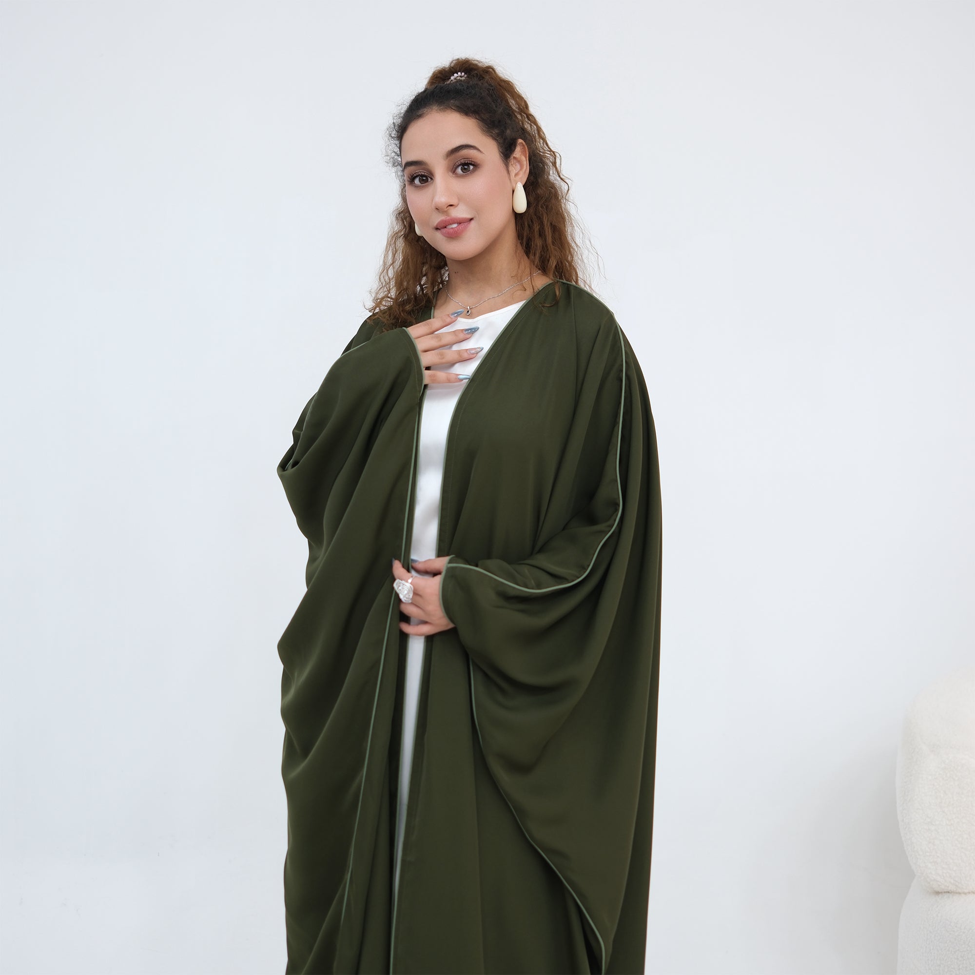 Wide-cut cardigan, long robe, cross-border wholesale, LR1193