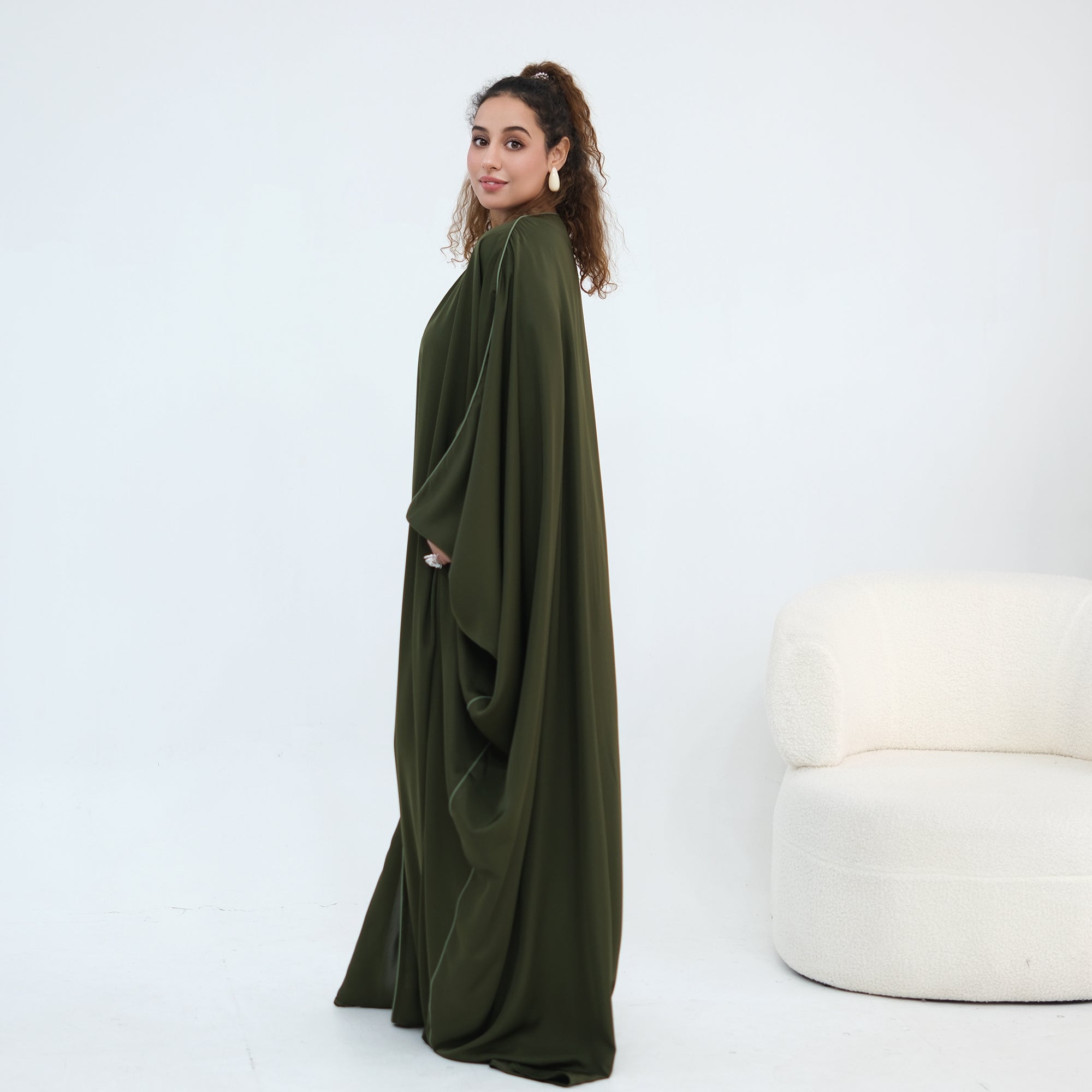 Wide-cut cardigan, long robe, cross-border wholesale, LR1193