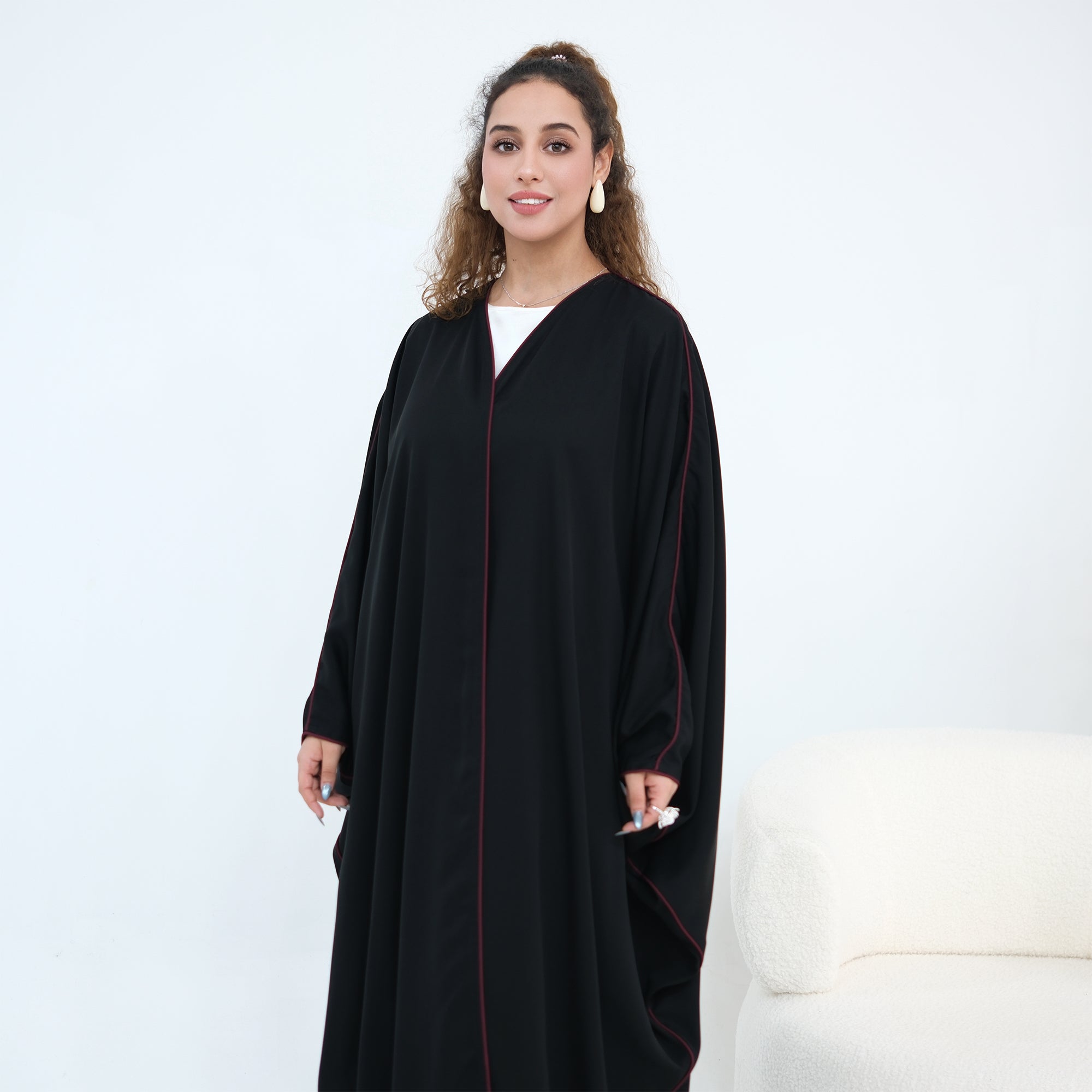 Wide-cut cardigan, long robe, cross-border wholesale, LR1193