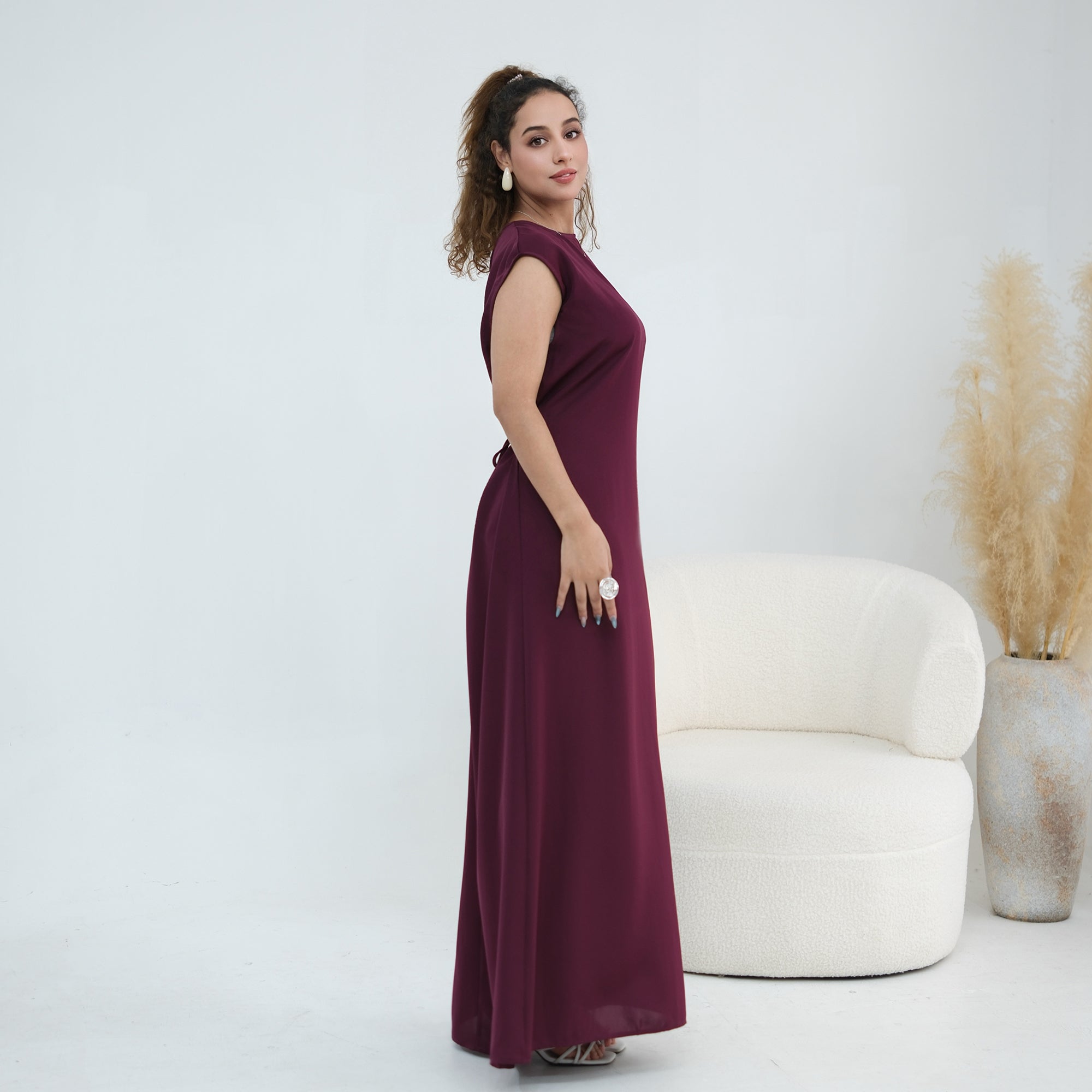 Long sleeved solid color plus size cardigan 1281+sleeveless inner layer 1266