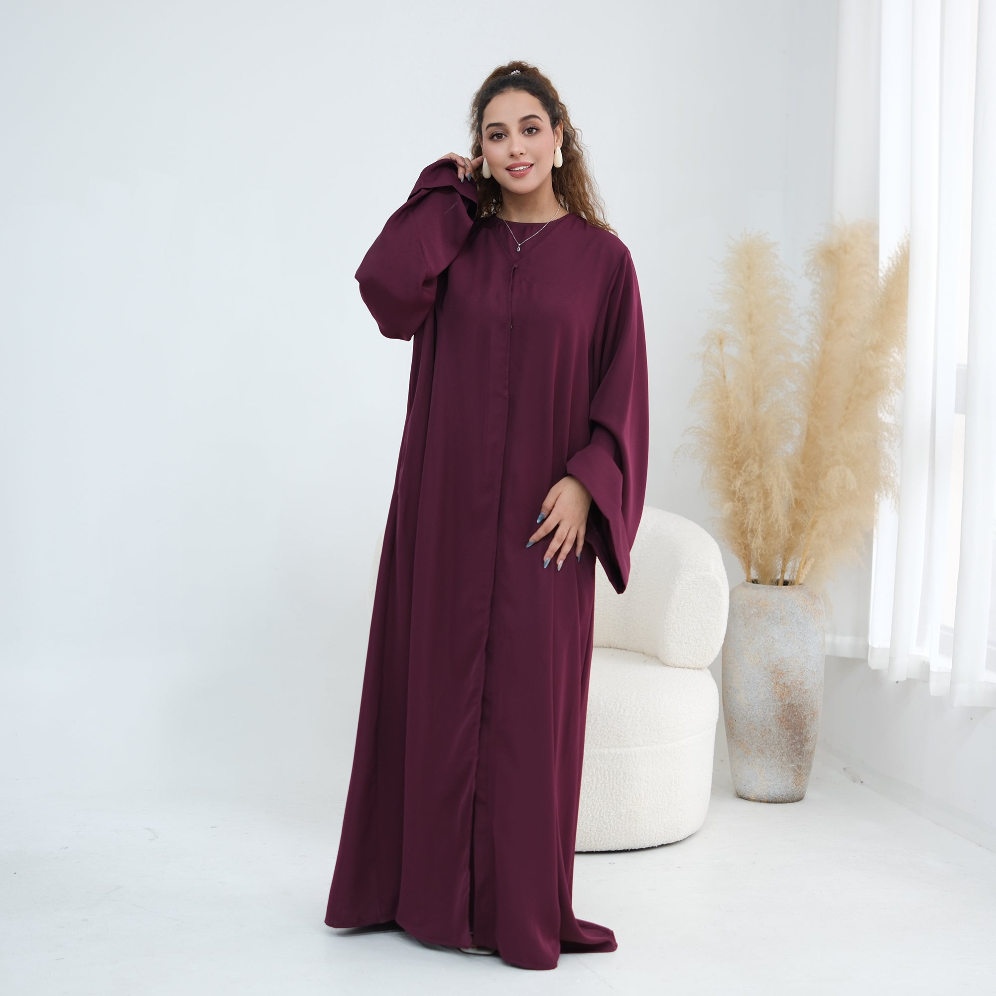 Long sleeved solid color plus size cardigan 1281+sleeveless inner layer 1266