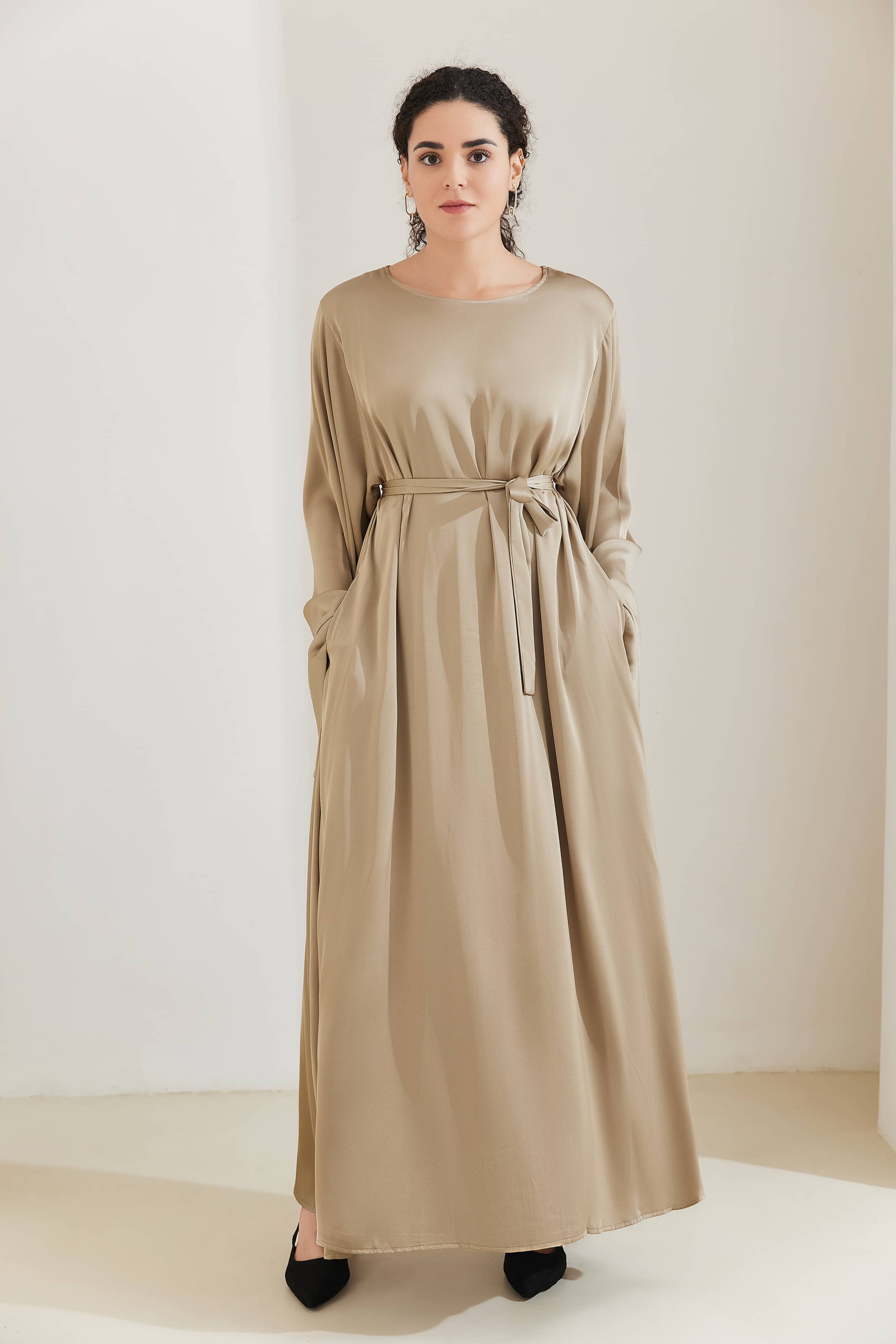 Polyester maxi clearance dress