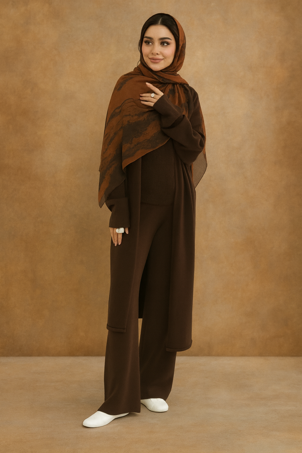 Modest Casual Knitwear Set