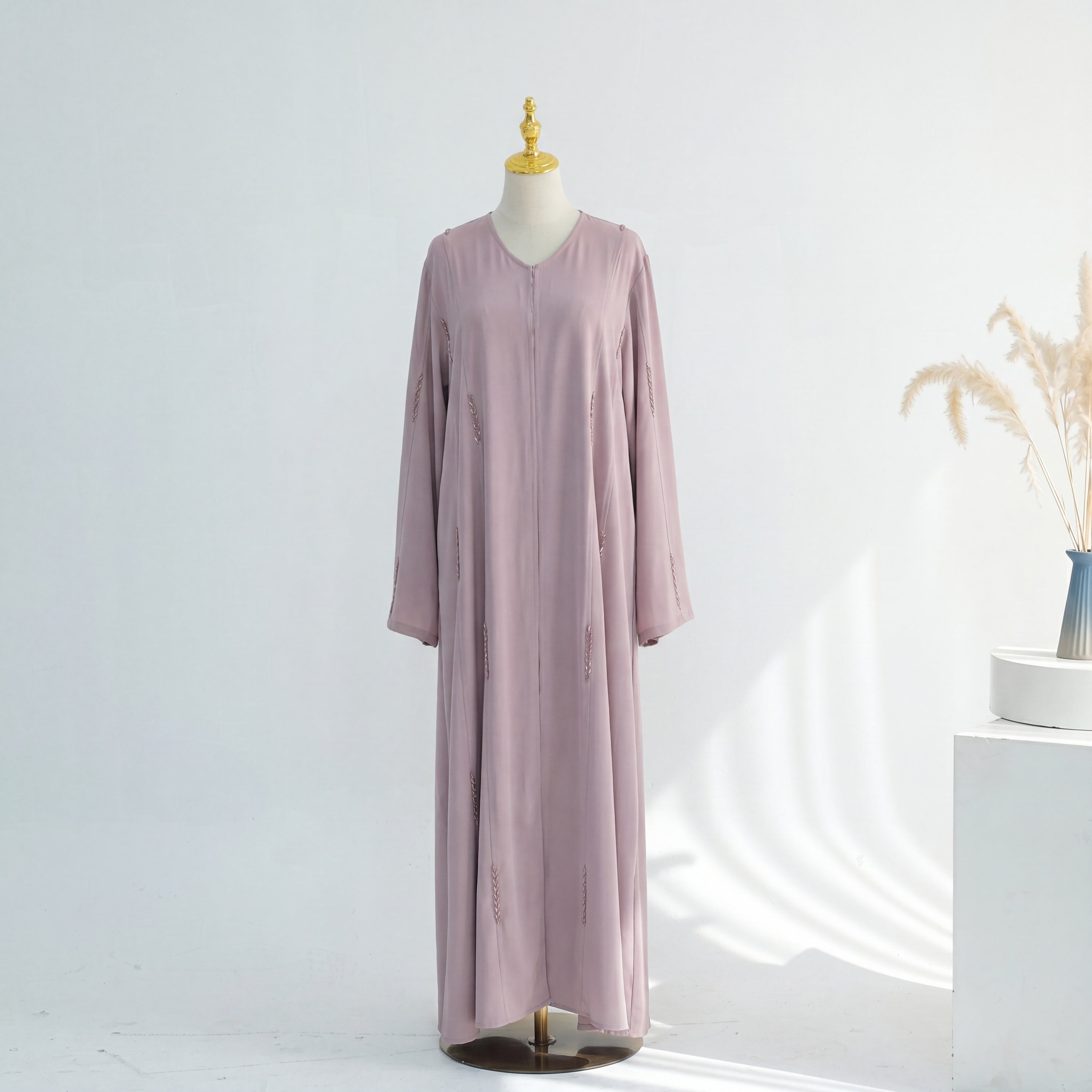 Loriya Large Size Long-Sleeve Handmade Beaded Cardigan LR1106 - Meliza
