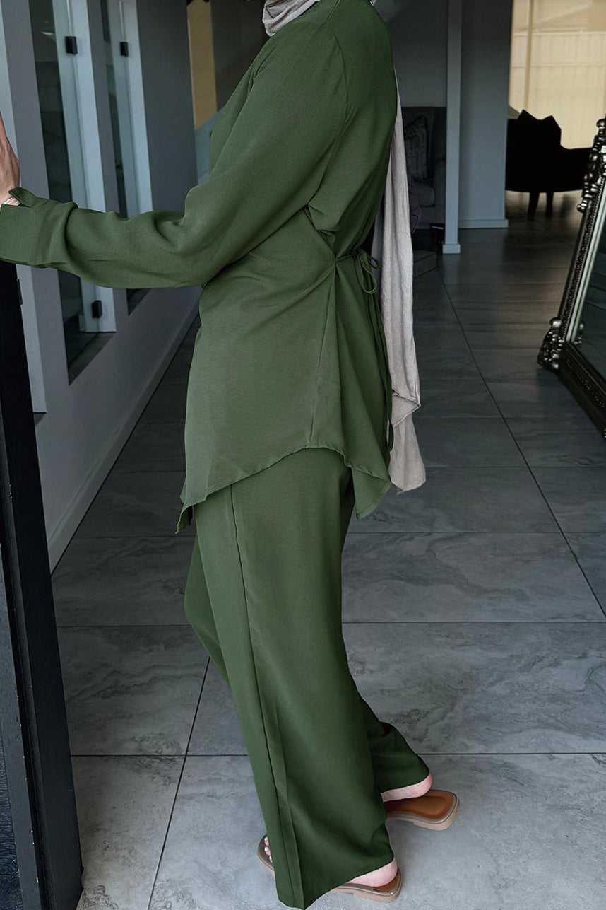 Novelle Relaxed Modest Lounge Ensemble 1089 – Green