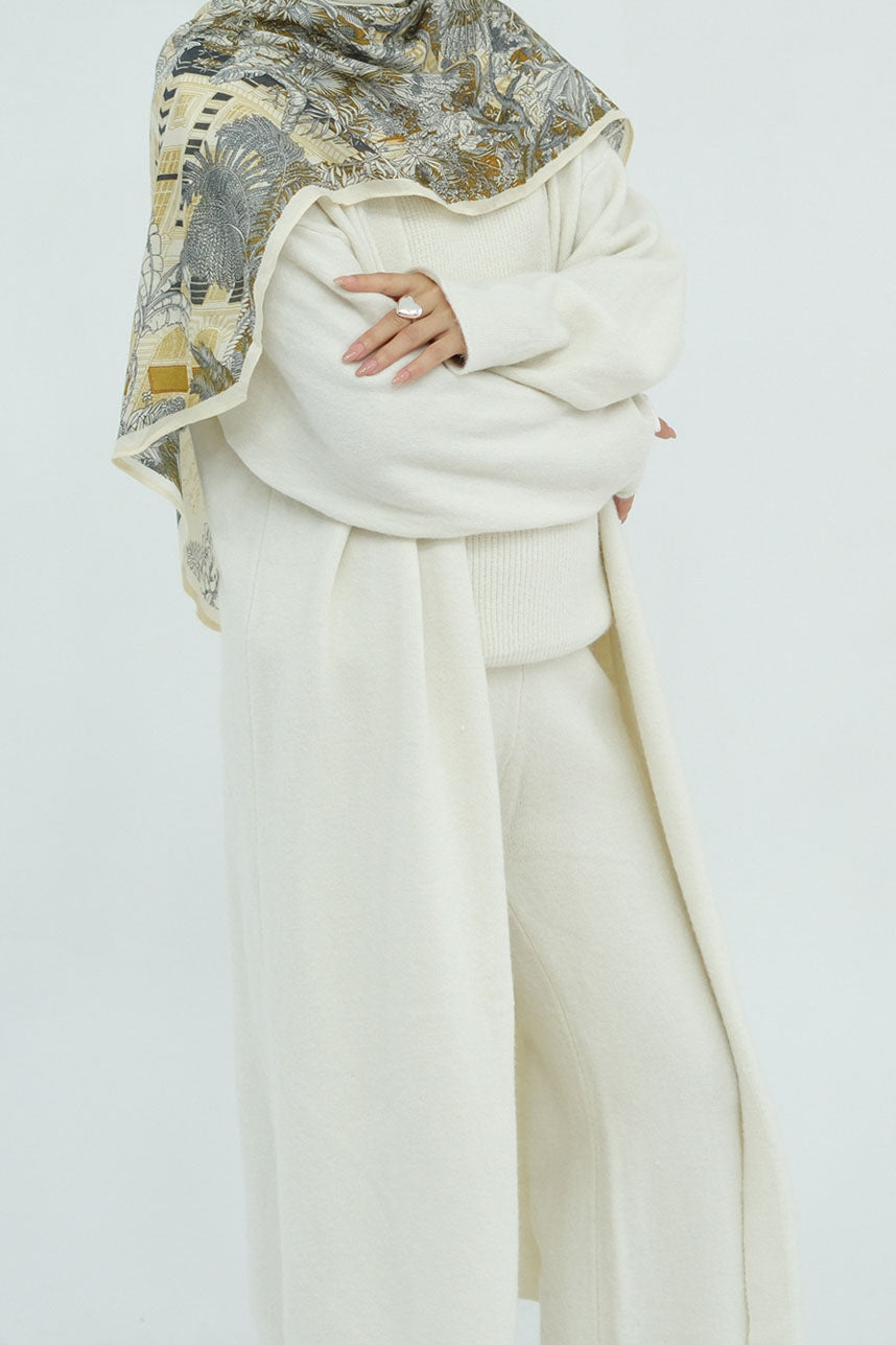 Calida Thick-Knit Modest Set 009 – White