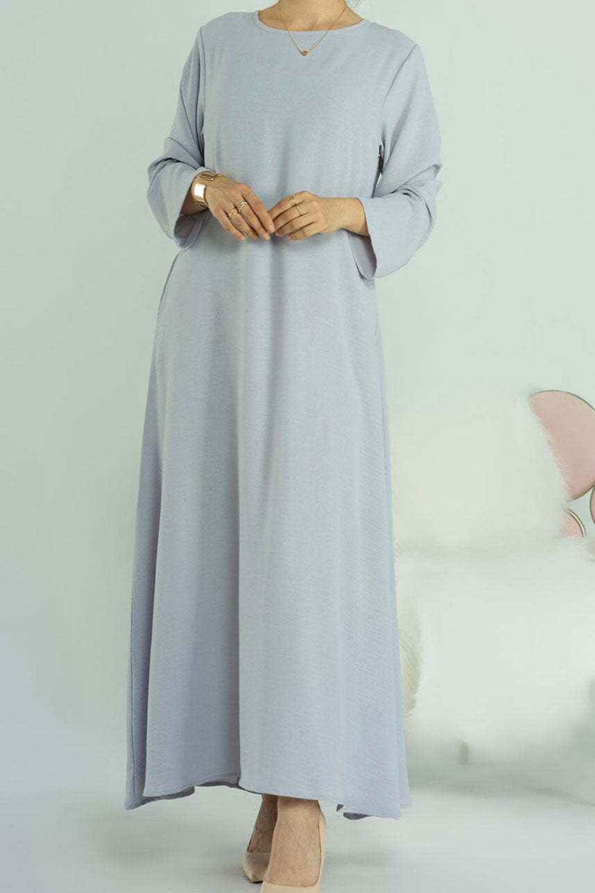 Amaya Inner Maxi dress 593 - Light Gray