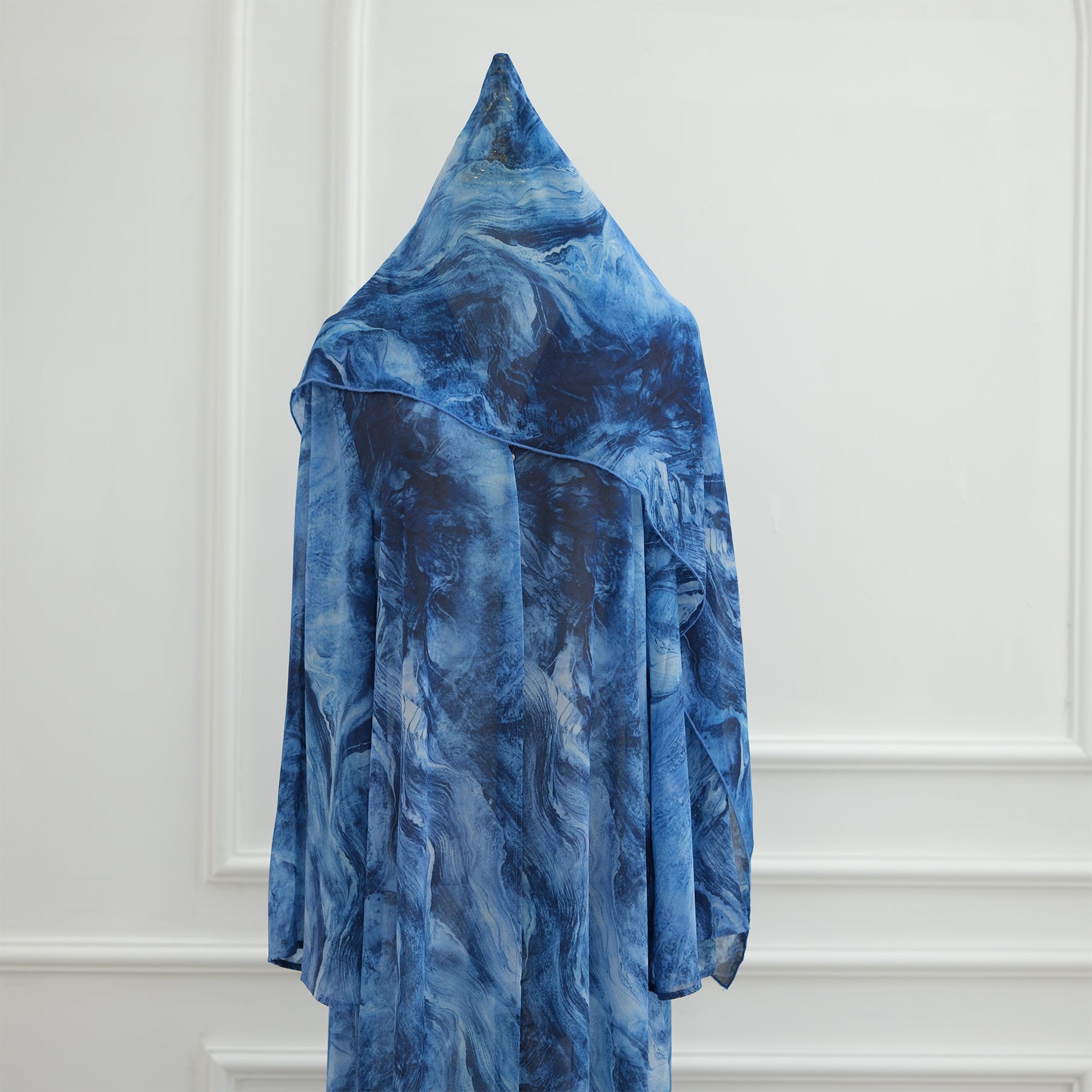 Loriya floral print cardigan + scarf, two pieces, LR1030