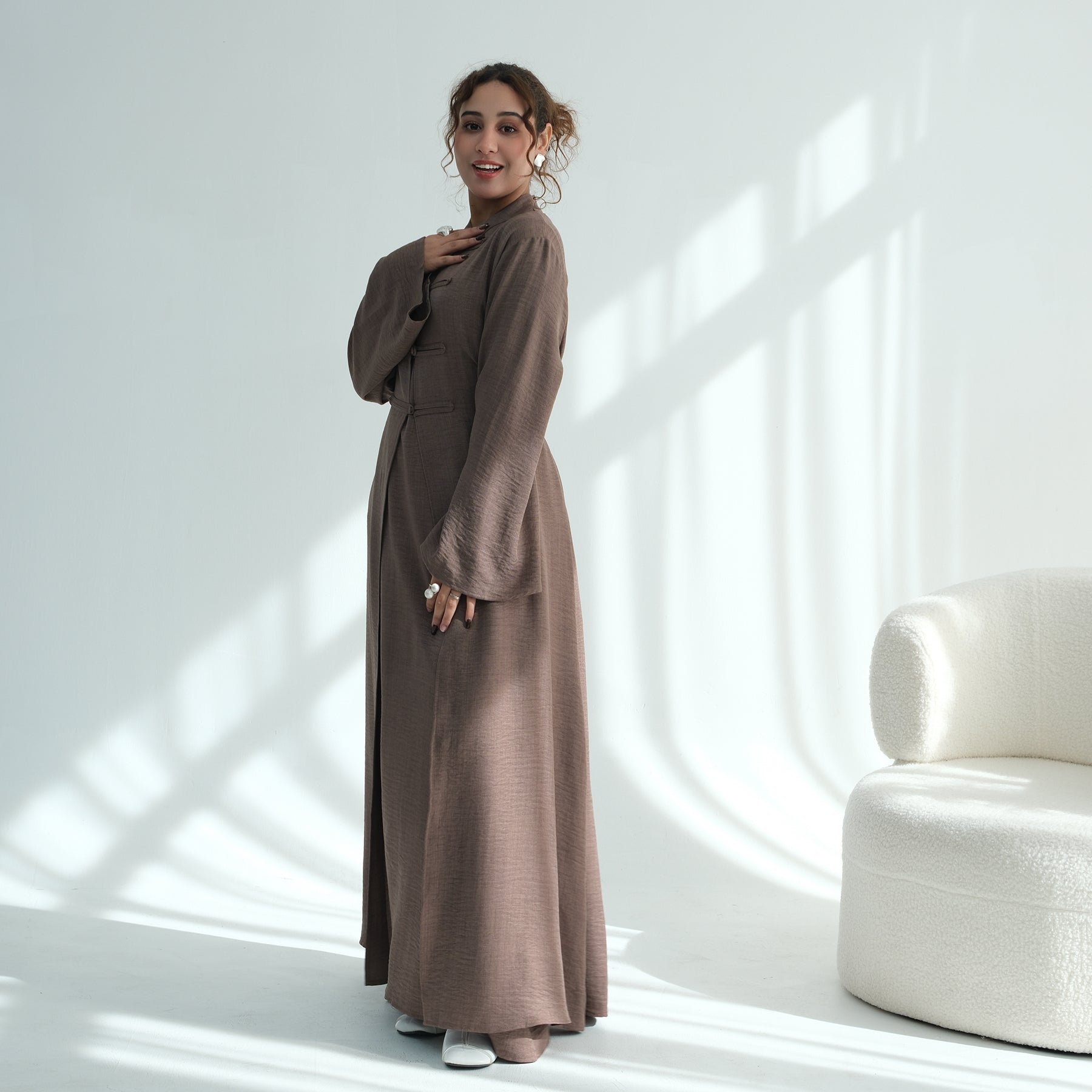 Loriya elegant inner wear + cardigan two-piece set LR1124