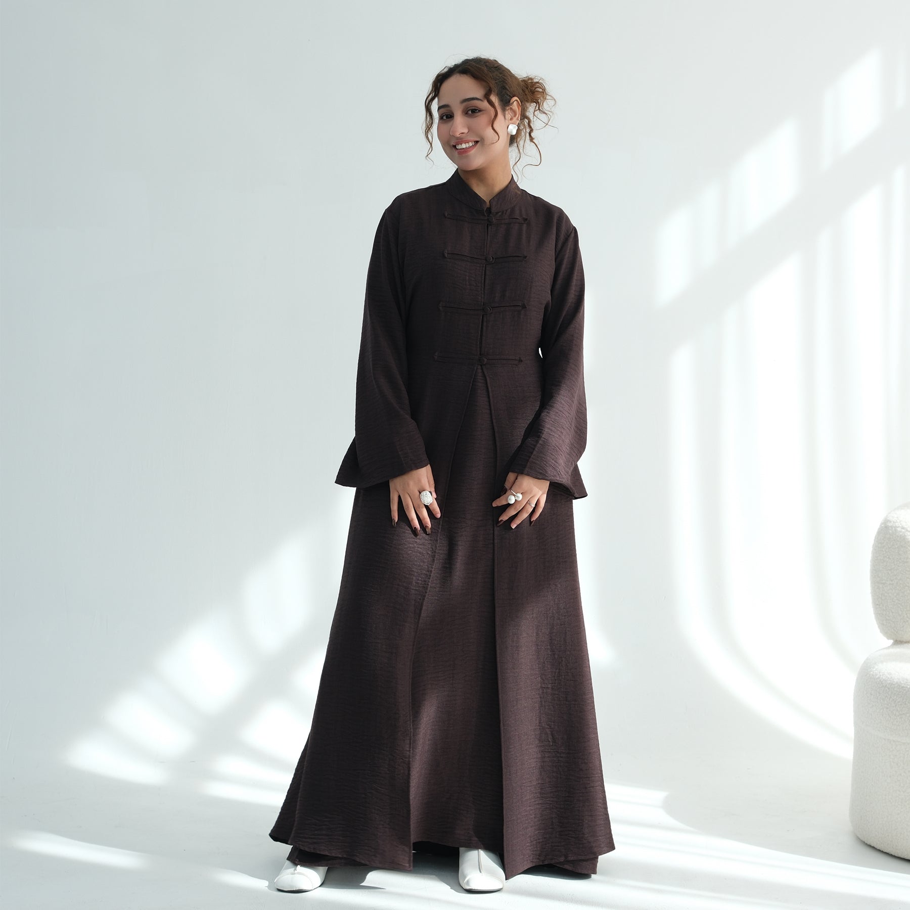 Loriya elegant inner wear + cardigan two-piece set LR1124