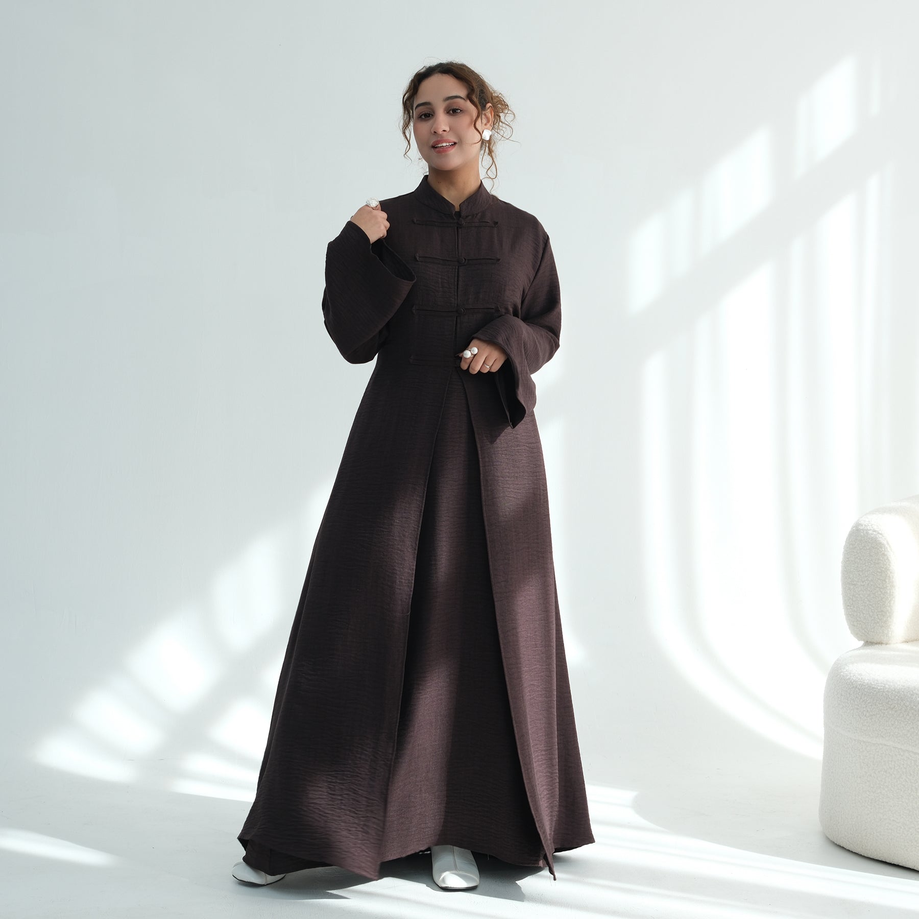 Loriya elegant inner wear + cardigan two-piece set LR1124