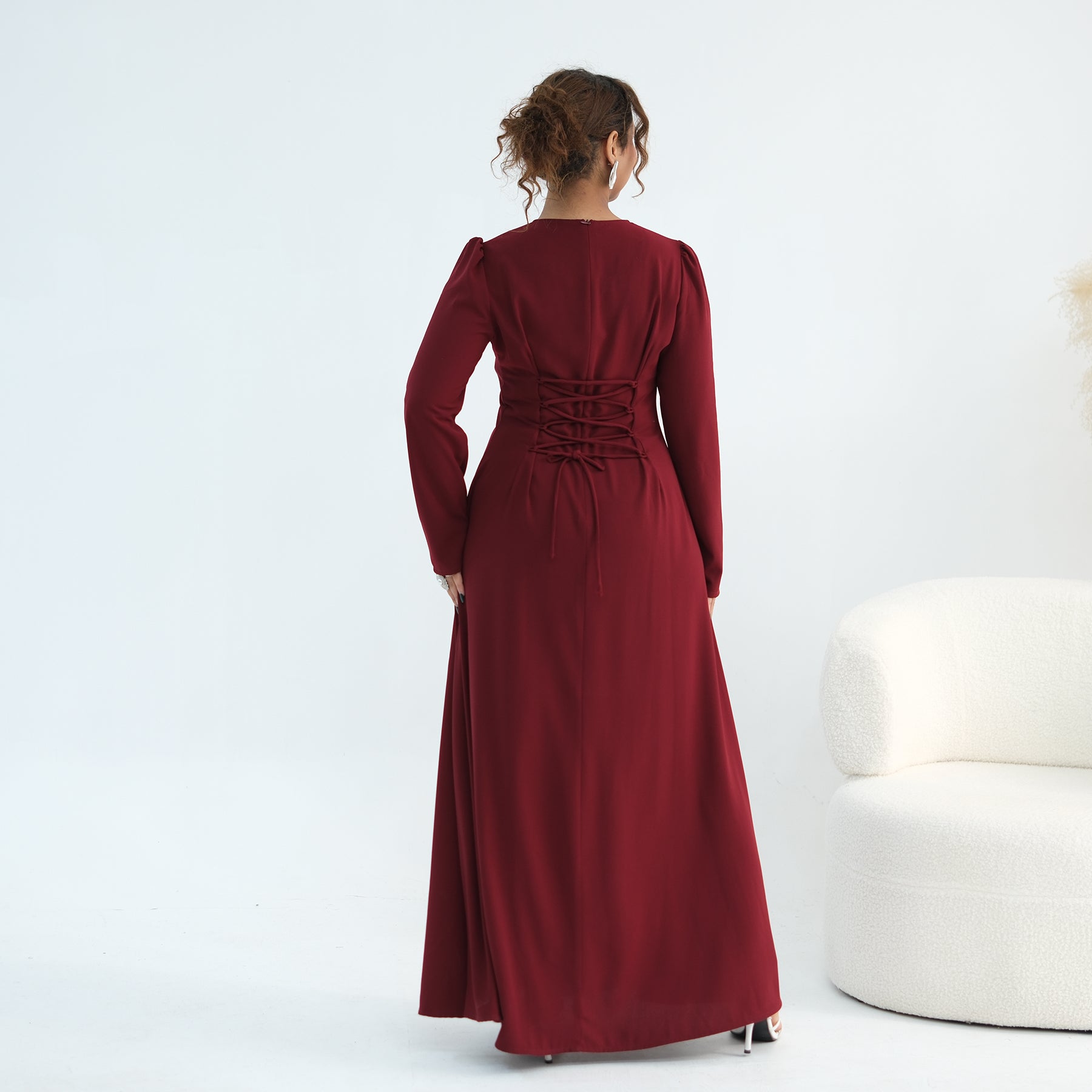 Real shot straight out, large-cutting large-size diamond-studded dress two-piece set 1138