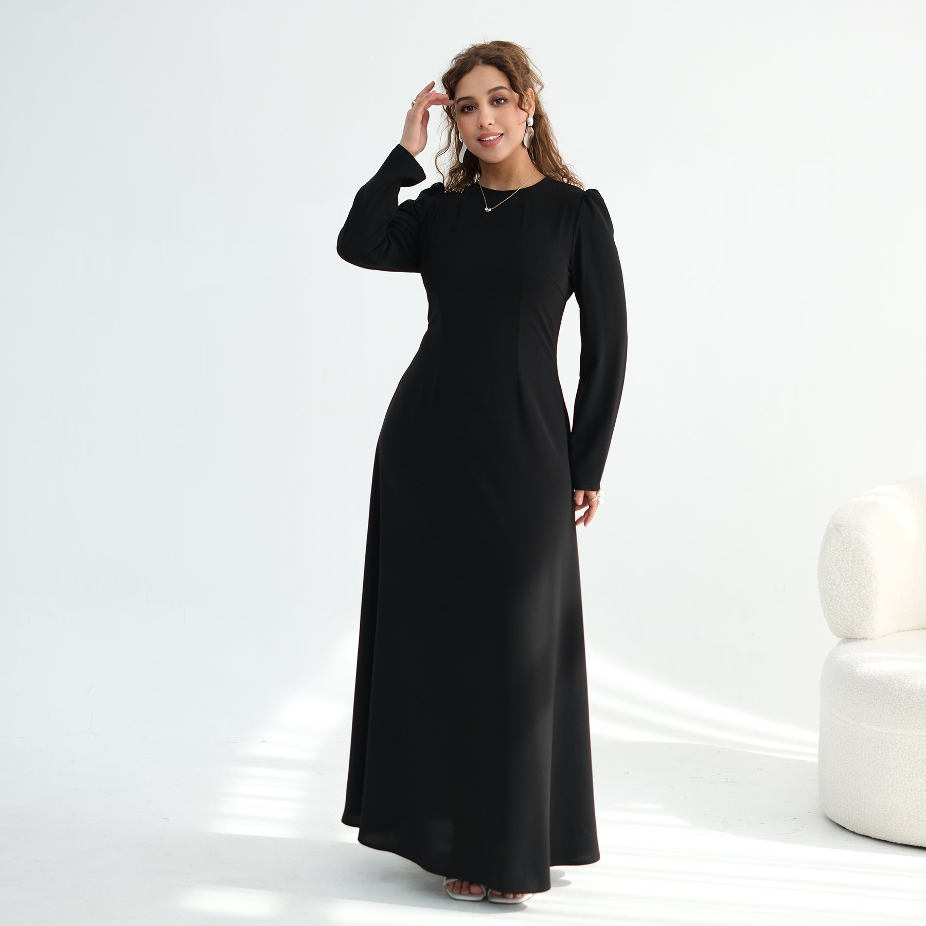 Real shot straight out, large-cutting large-size diamond-studded dress two-piece set 1138