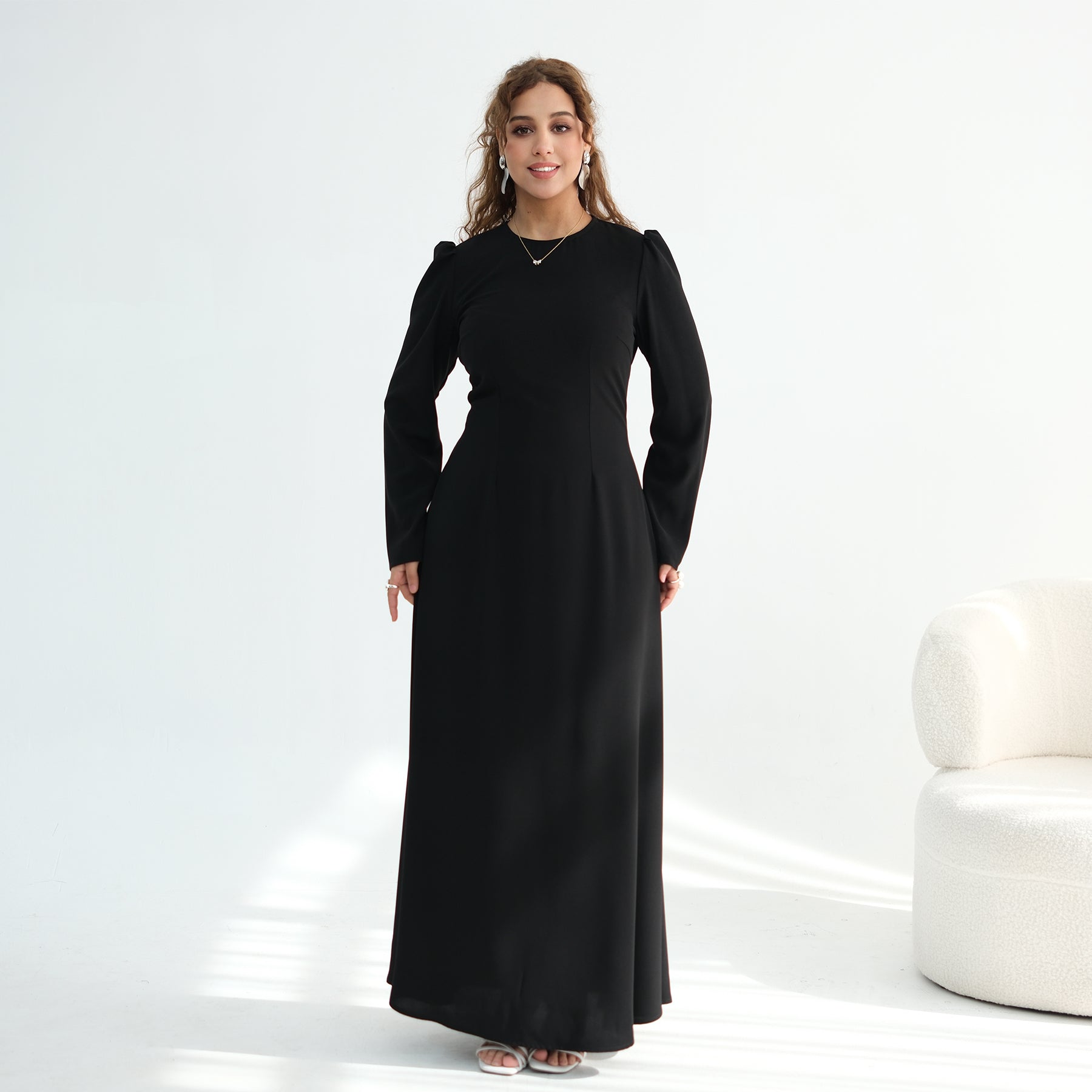 Real shot straight out, large-cutting large-size diamond-studded dress two-piece set 1138