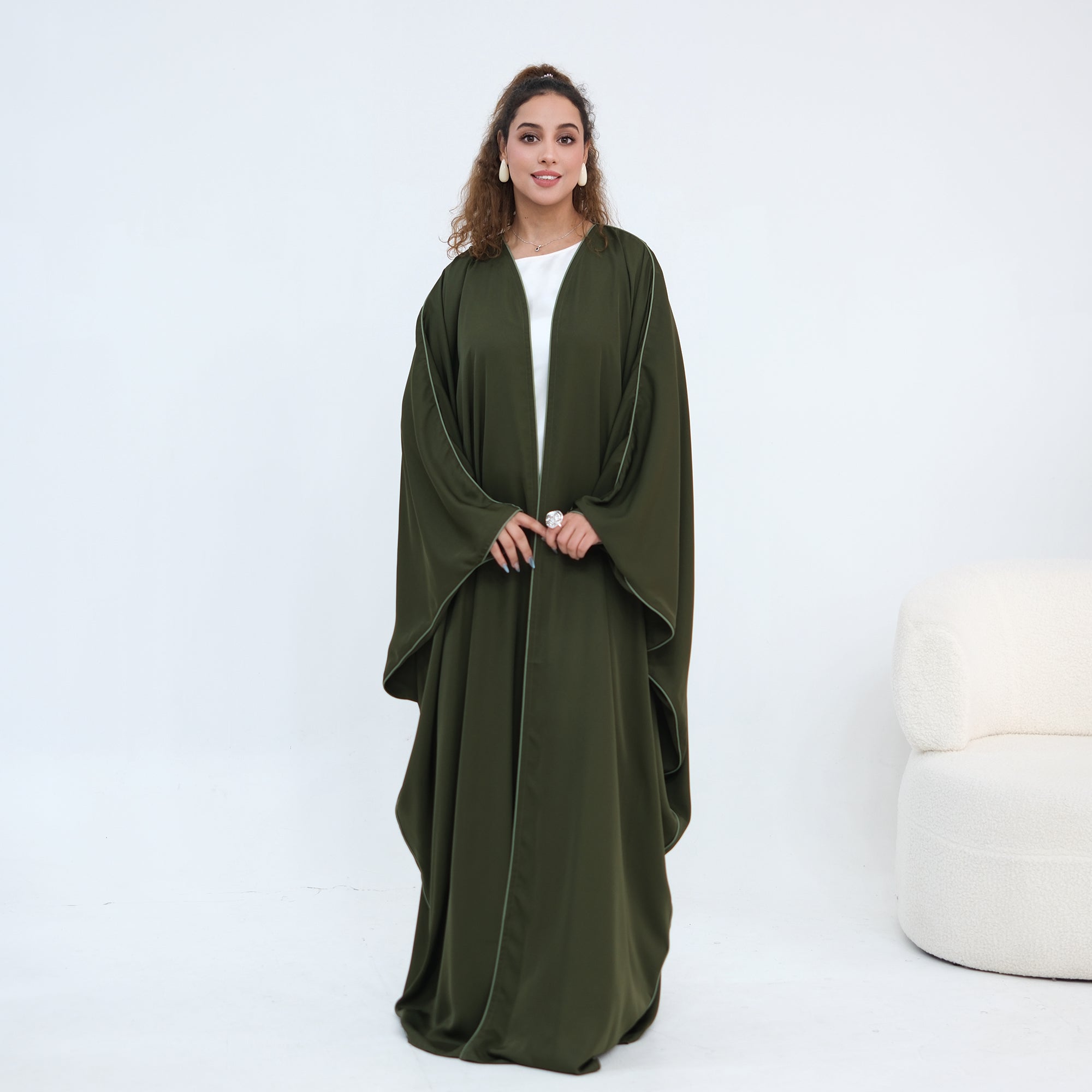 Wide-cut cardigan, long robe, cross-border wholesale, LR1193