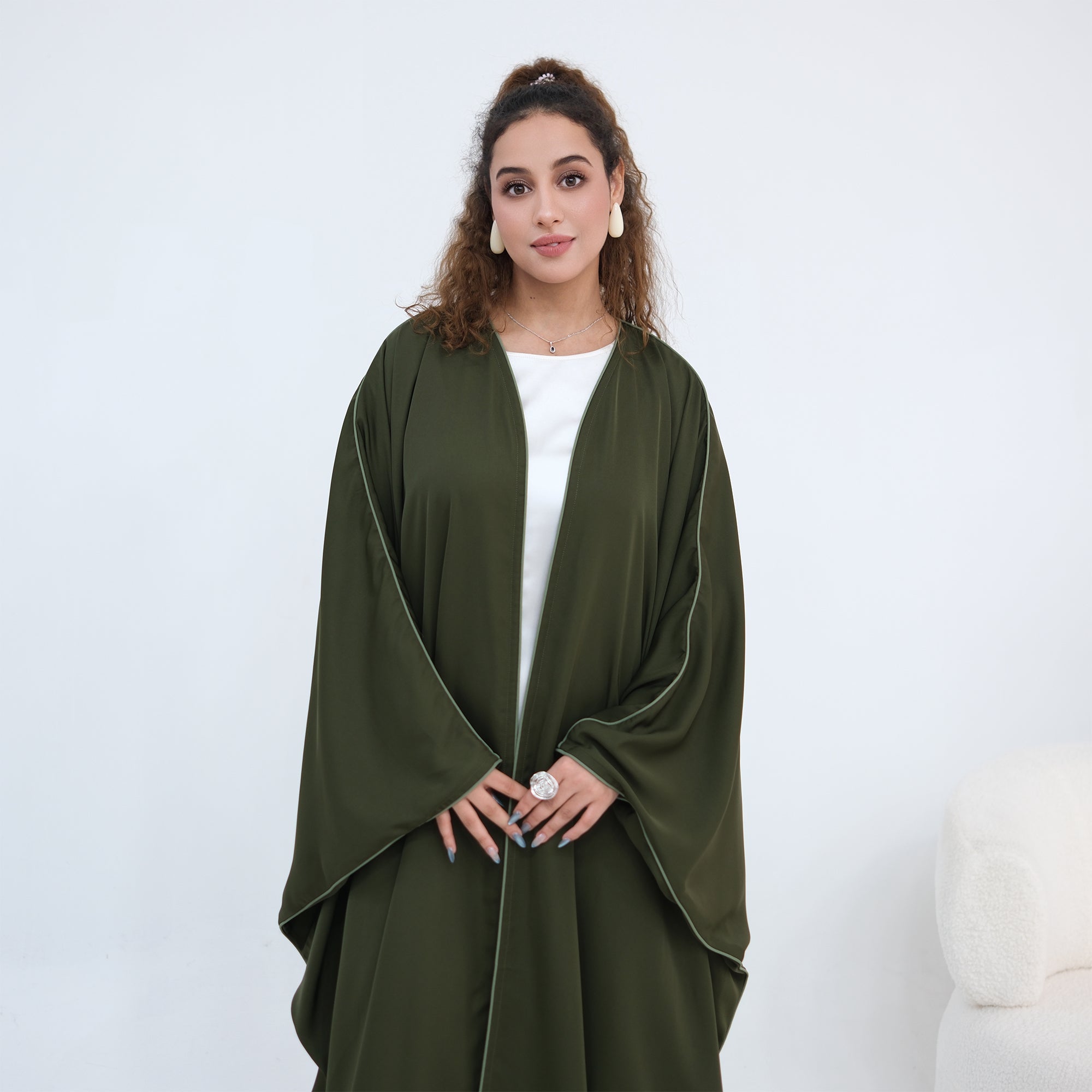 Wide-cut cardigan, long robe, cross-border wholesale, LR1193
