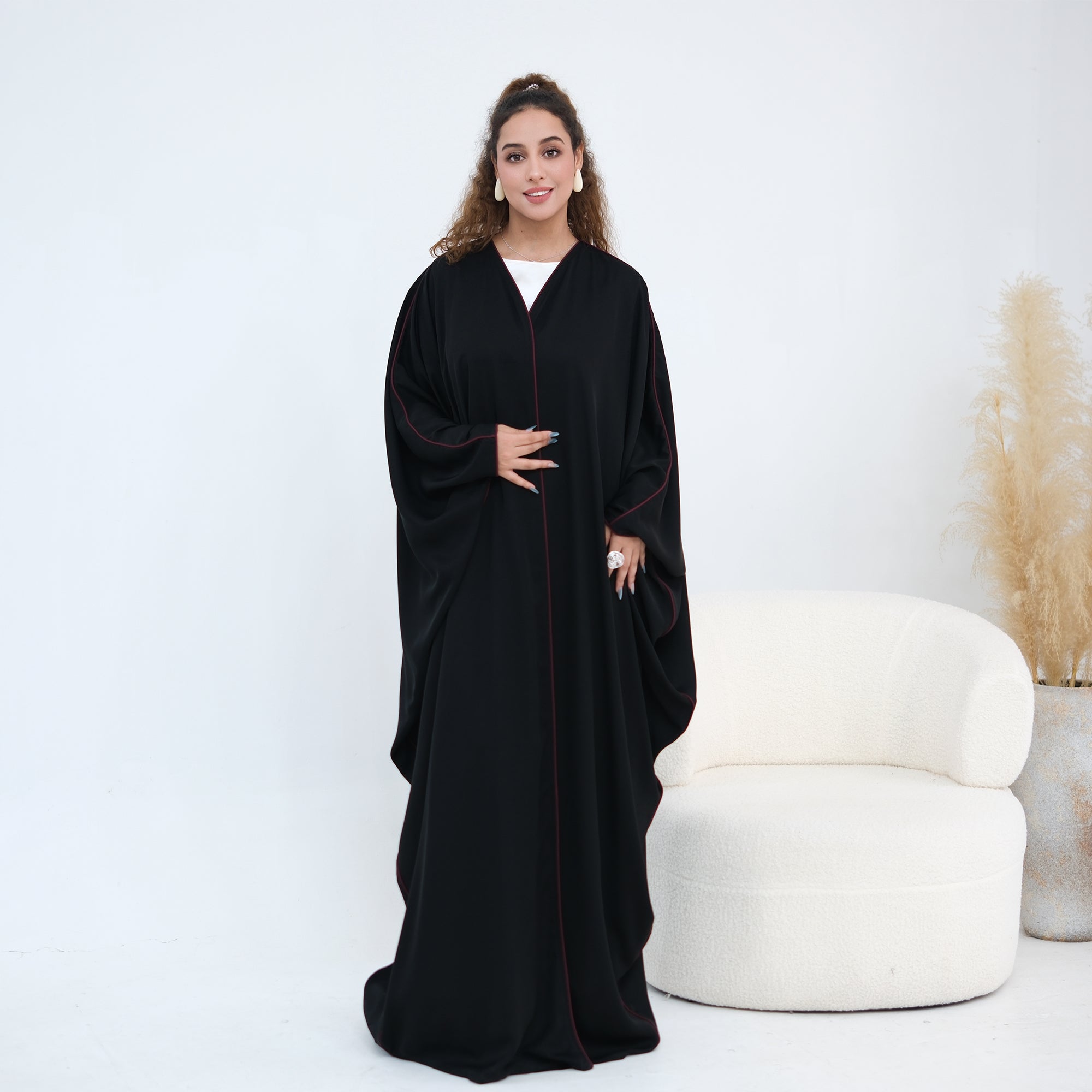 Wide-cut cardigan, long robe, cross-border wholesale, LR1193