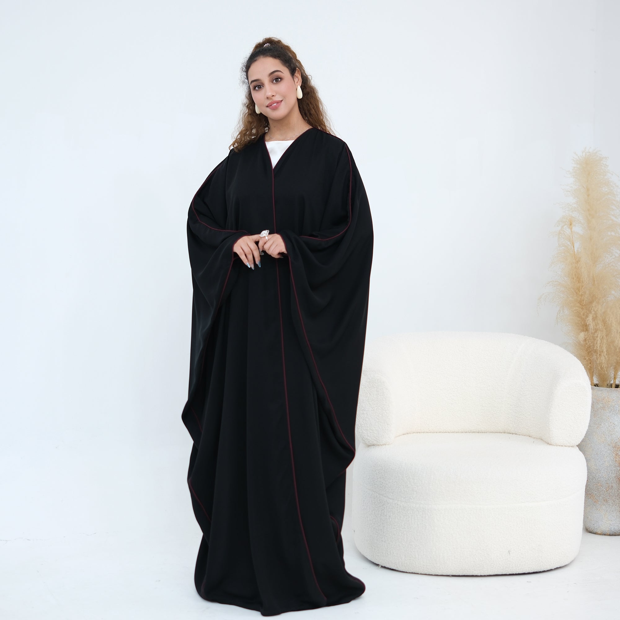 Wide-cut cardigan, long robe, cross-border wholesale, LR1193