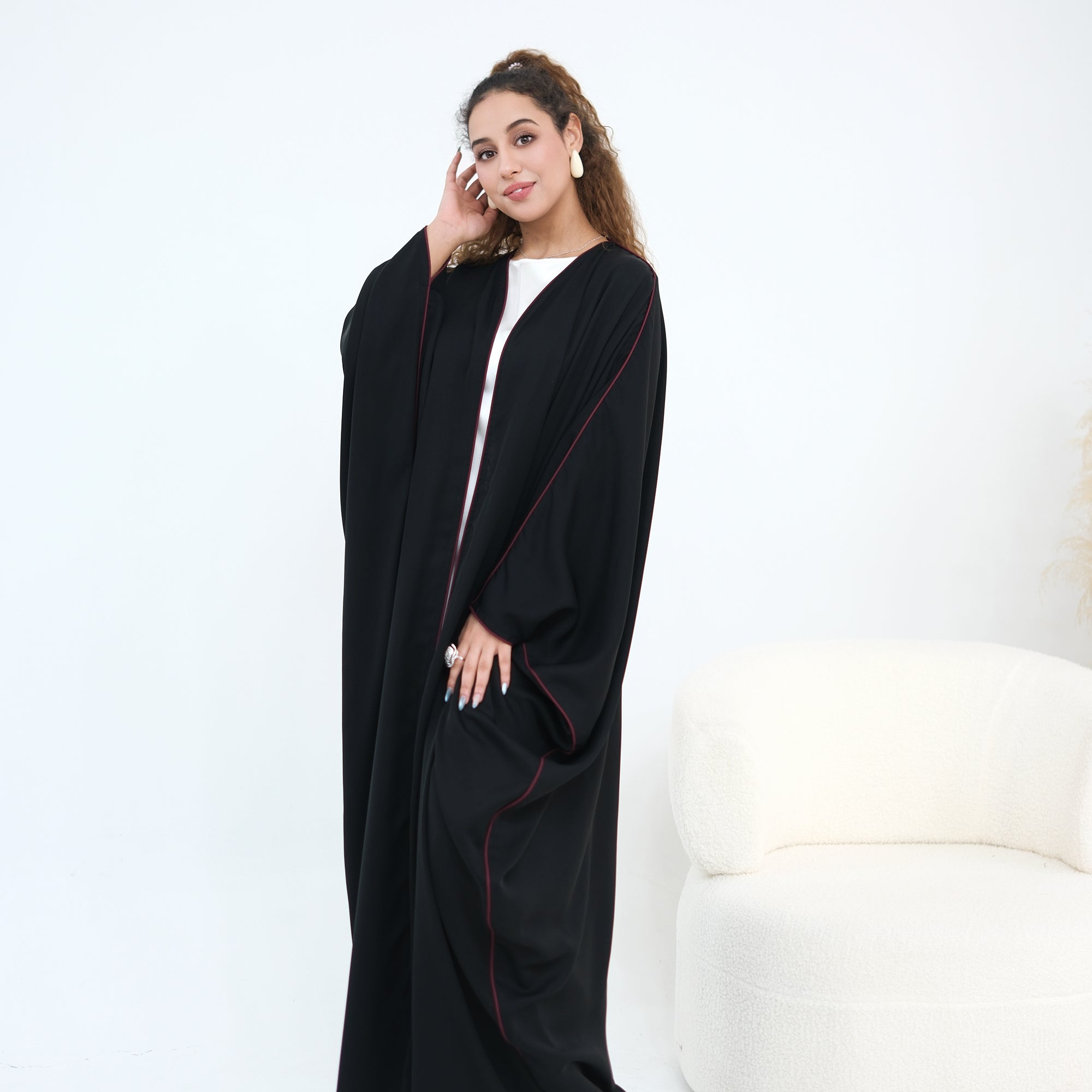 Wide-cut cardigan, long robe, cross-border wholesale, LR1193