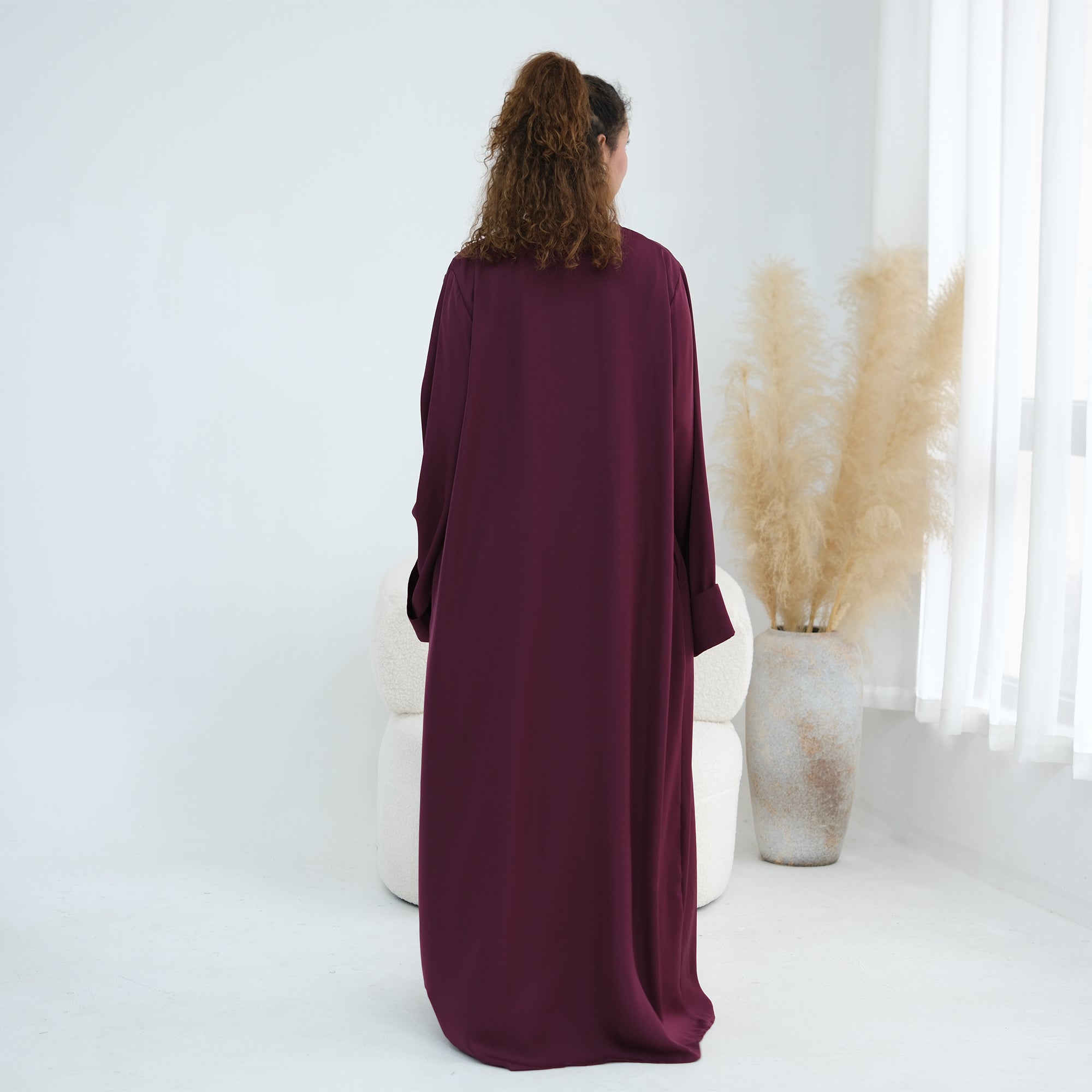 Long sleeved solid color plus size cardigan 1281+sleeveless inner layer 1266
